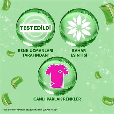 Rinso Sıvı Çamaşır Deterjanı Aloe Vera Renkliler İçin Komple Bakım Serisi 3L