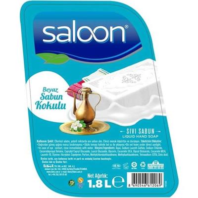 Saloon Sıvı Sabun Beyaz Sabun Kokulu 1,8 L
