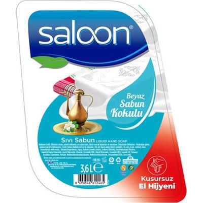 Saloon Sıvı Sabun Beyaz Sabun Kokulu 3,6 L