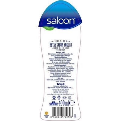 Saloon Sıvı Sabun Beyaz Sabun Kokulu 400 ml