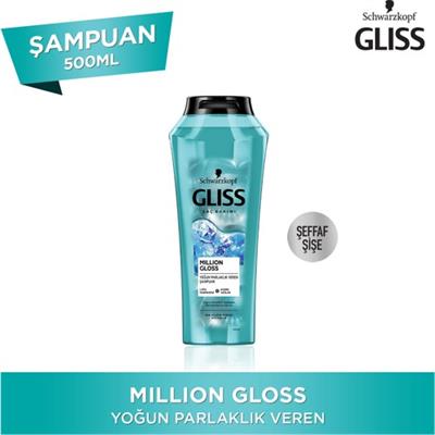 Schwarzkopf Gliss Million Gloss Saç Bakım Şampuanı 500 ML