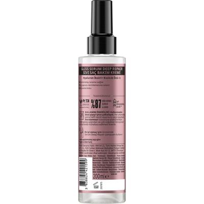 Schwarzkopf Gliss Serum Deep Repair Onarıcı  Sıvı Saç Bakım Kremi 200 Ml