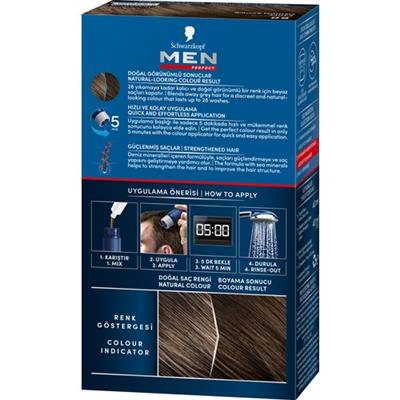 Schwarzkopf Men Perfect Beyazlara Karşı Jel Boya 50 Açık Kahve