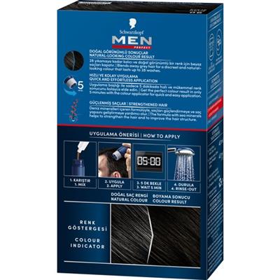 Schwarzkopf Men Perfect Beyazlara Karşı Jel Boya 90 Siyah