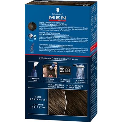Schwarzkopf Men Perfect Beyazlara Karşı Jel Boya 70 Koyu Kahve