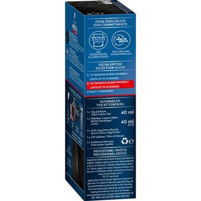 Schwarzkopf Men Perfect Beyazlara Karşı Jel Boya 90 Siyah