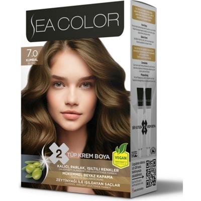 Sea Color Amonyaksız Kumral Saç Boyası 100 ml – Kalıcı Canlı Renk, Etkili Beyaz Kapatma ve Özel Pigment Kompleksi