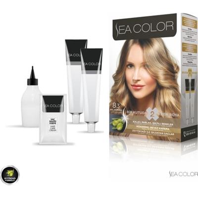 Sea Color Krem Saç Boyası Bal Köpüğü Renk Amonyaksız Formül ile Kalıcı ve Parlak 99 ml