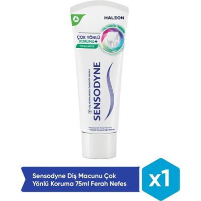 Sensodyne Diş Macunu Hassas Dişler İçin Çok Yönlü Koruma ve Ferah Nefes 75 ml Tekli Paket