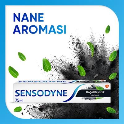 Sensodyne Doğal Beyazlık Aktif Kömür Diş Macunu 75ml​