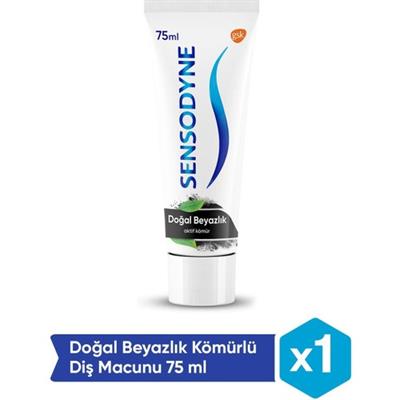 Sensodyne Doğal Beyazlık Aktif Kömür Diş Macunu 75ml​