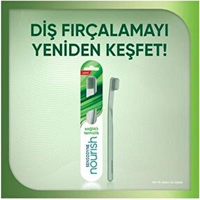 Sensodyne Nourish Diş Fırçası Yumuşak Kıllarla Hassas Dişler İçin Etkili Temizlik 1 Adet