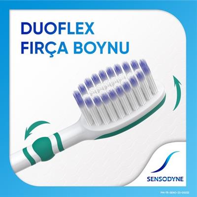 Sensodyne Orta Sert Diş Fırçası 1+1 Paket Diş Eti Dostu Çok Yönlü Koruma ve Etkili Temizlik