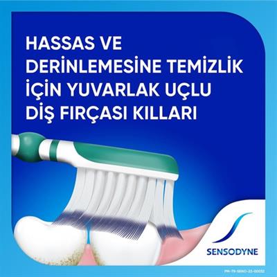 Sensodyne Orta Sert Diş Fırçası 1+1 Paket Diş Eti Dostu Çok Yönlü Koruma ve Etkili Temizlik
