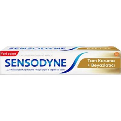 Sensodyne Tam Koruma Beyazlatıcı Diş Macunu Hassas Dişler İçin 75 ml Uzun Süreli Koruma