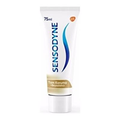 Sensodyne Tam Koruma Beyazlatıcı Diş Macunu Hassas Dişler İçin 75 ml Uzun Süreli Koruma