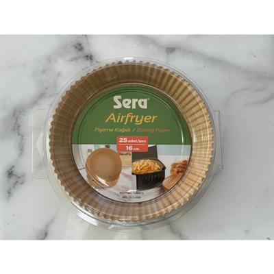 Sera Airfryer Pişirme Kağıdı 25 Adet -16 cm