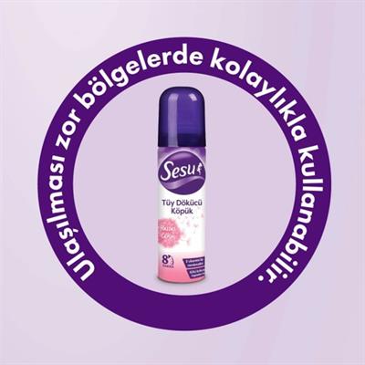 Sesu Tüy Dökücü Köpük Hassas Cilt 150 ml