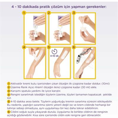 Sesu Tüy Sarartıcı Krem 35 g + 18 g - Cilt Tahrişini Azaltmaya Yardımcı, Papatya ve Panthenol İçerir