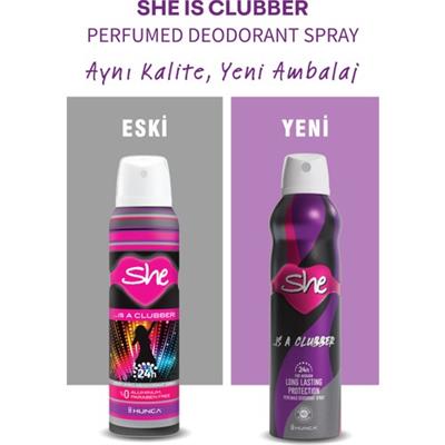 She Is Clubber Kadın Deodorant 150 ml