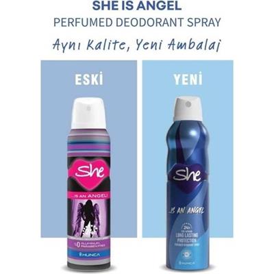 She Kadın Deodorant Sprey 150 ml Tatlı ve Duygusal Koku ile Özgüven Artırıcı