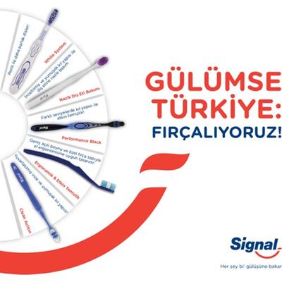 Signal  Diş Fırçası  Performance Black 2 Kat Yumuşak 31 GR 1+1