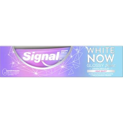 Signal  Diş Macunu  White Now Glossy Shine Anında Beyazlık +3 Kat Işıltı 75 ML