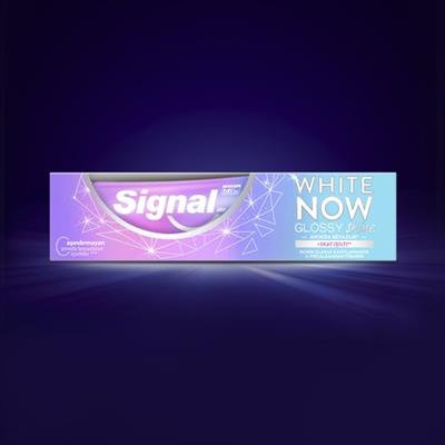Signal  Diş Macunu  White Now Glossy Shine Anında Beyazlık +3 Kat Işıltı 75 ML