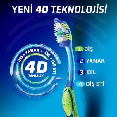 Signal Ultra Clean Expert 4d Clean Diş Fırçası Orta