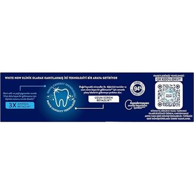 Signal White Now Beyazlatıcı Diş Macunu 75 ml – 3 Kat Anında ve Uzun Süreli Beyazlık, Ferah Nane Aromalı