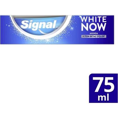 Signal White Now Beyazlatıcı Diş Macunu 75 ml – 3 Kat Anında ve Uzun Süreli Beyazlık, Ferah Nane Aromalı