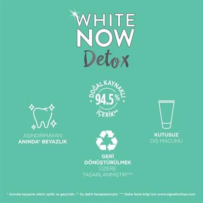 Signal White Now Detox Hindistan Cevizi Özlü Diş Macunu 75 ML