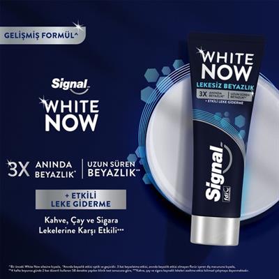 Signal White Now Diş Macunu Lekesiz Beyazlık Etkili Leke Giderme 75 ml
