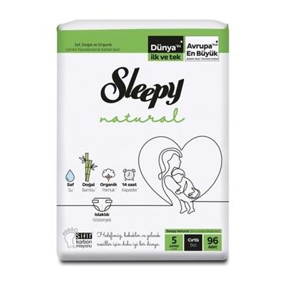 Sleepy 5 Numara 11-18 Kg Ekstra Yumuşak Bantlı Bebek Bezi 96Lı Jumbo Paket – Hassas Ciltlere Özel Konfor