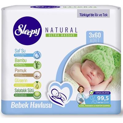 Sleepy  Bebek Havlusu 3 x 60
