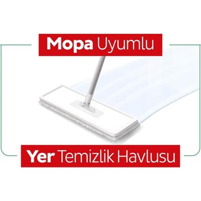 Sleepy Easy Clean Beyaz Sabun Katkılı Mopa Uyumlu Yer Temizlik Havlusu&Mendili 50 Yaprak