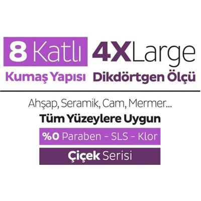 Sleepy Easy Clean Orkide Bahçesi Mopa Uyumlu Yer Temizlik Havlusu&mendili 20 Yaprak