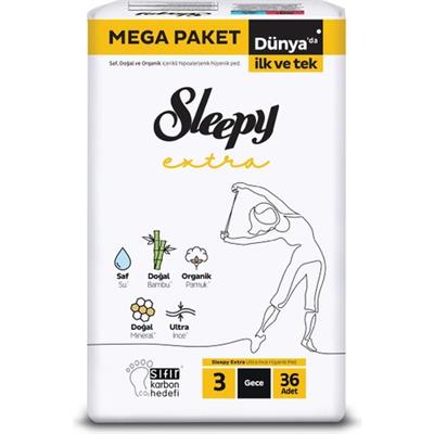 Sleepy  Extra Mega Ped Gece 36lı