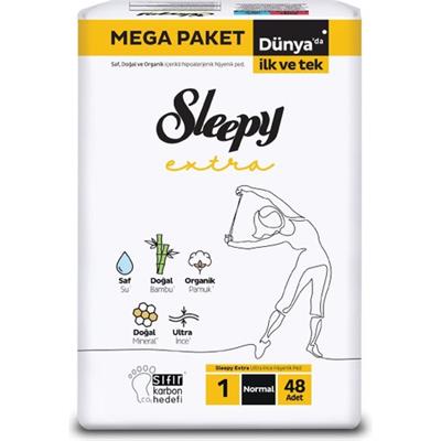 Sleepy Extra Ultra İnce Hijyenik Ped Normal (48 Ped) Mega Paket
