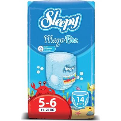 Sleepy Mayo Bebek Bezi 5-6 Beden 14 Adet 15- 25 kg