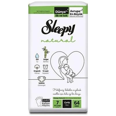 Sleepy Natural Bebek Bezi XX- Large 7 No 64 lü