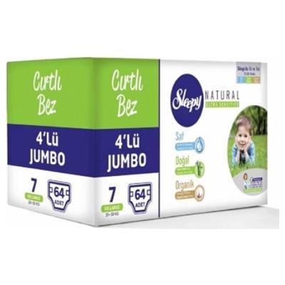 Sleepy Natural Bebek Bezi XX- Large 7 No 64 lü
