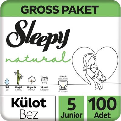 Sleepy Natural Gross Paket Külot Bez 5 Numara Junior 100 Adet