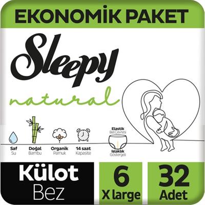 Sleepy Natural Jumbo Külot Bebek Bezi Xl 6 Numara 32 Adet
