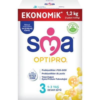 SMA Optipro 2 1200 gr (2x600g) / 6-12 Ay Bebek Sütü