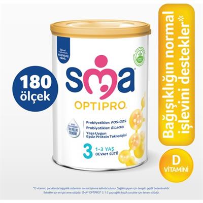 SMA Optipro Probiyotikli 3 800 gr 1-3 Yaş Devam Sütü