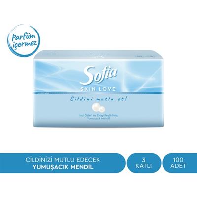Sofia Skin Love Mendil 100lü