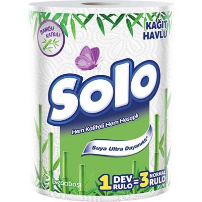 Solo Bambu Katkılı Dev Rulo 1=3 Kağıt Havlu
