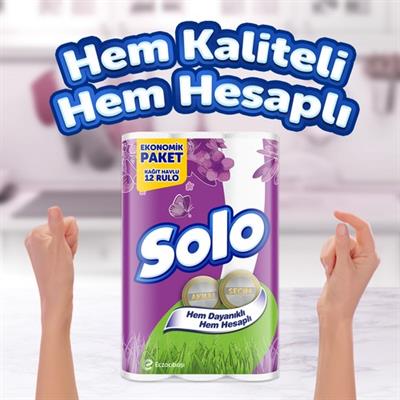 Solo Kağıt Havlu 12li Akıllı Seçimler