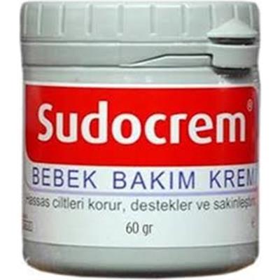Sudocrem Bebek Bakım Kremi - Hassas Ciltler için Koruyucu ve Yatıştırıcı Etki, 60 gr, Paraben İçermeyen Bitkisel Formül